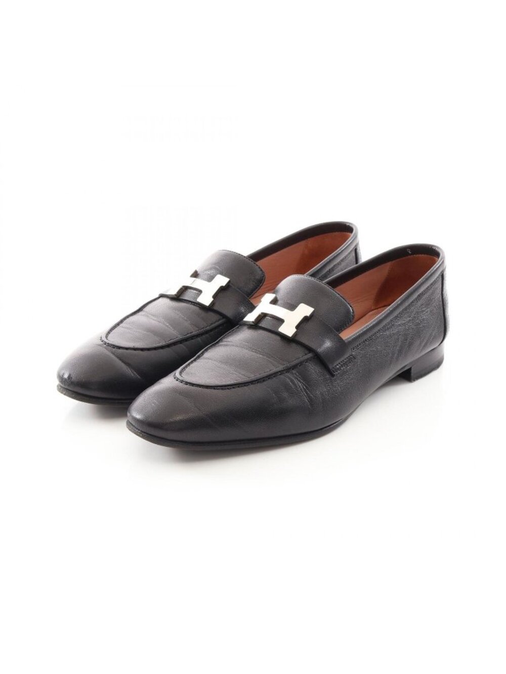 Hermes Loafers Moccasins Paris Leather